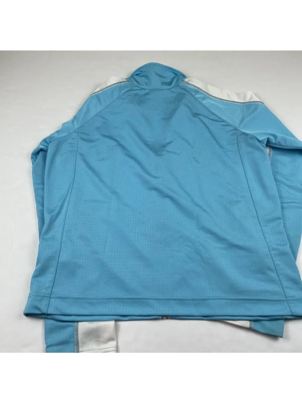 Nike Birdseye Mesh Training Jacket Women’s XL 16-18 Full Zip Track Blue White